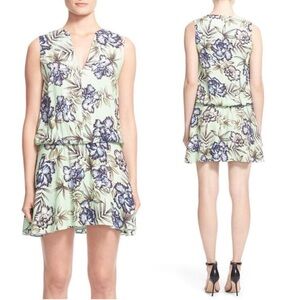 Alice + Olivia Brook Oasis Floral Mint Green Dress